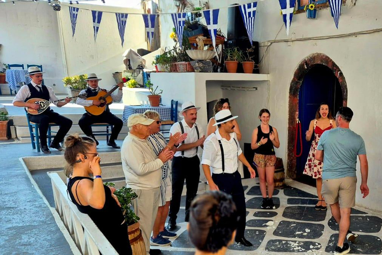 Santorini: Plate-Smashing Show & Fira Walking Tour