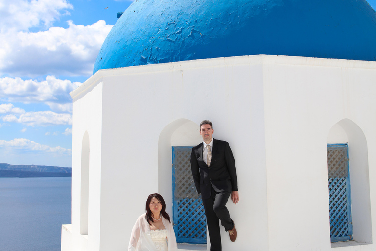 Sesión privada de fotos de boda en Santorini