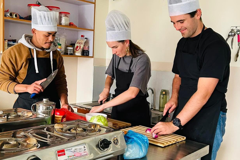 Momo maken en kookles in Kathmandu