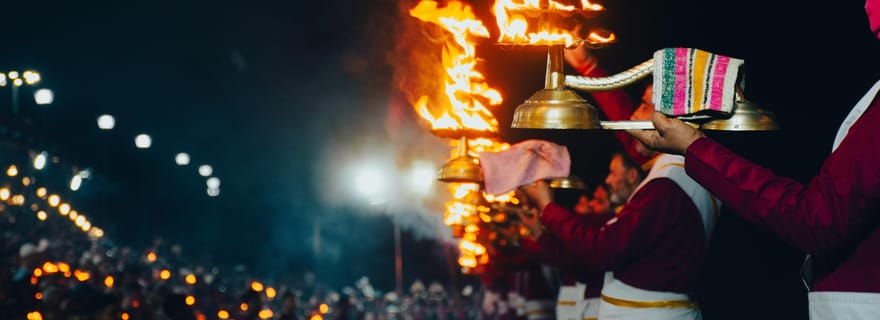 Haridwar : Visite de la cérémonie du Ganga Aarti à Har Ki Pauri Ghat