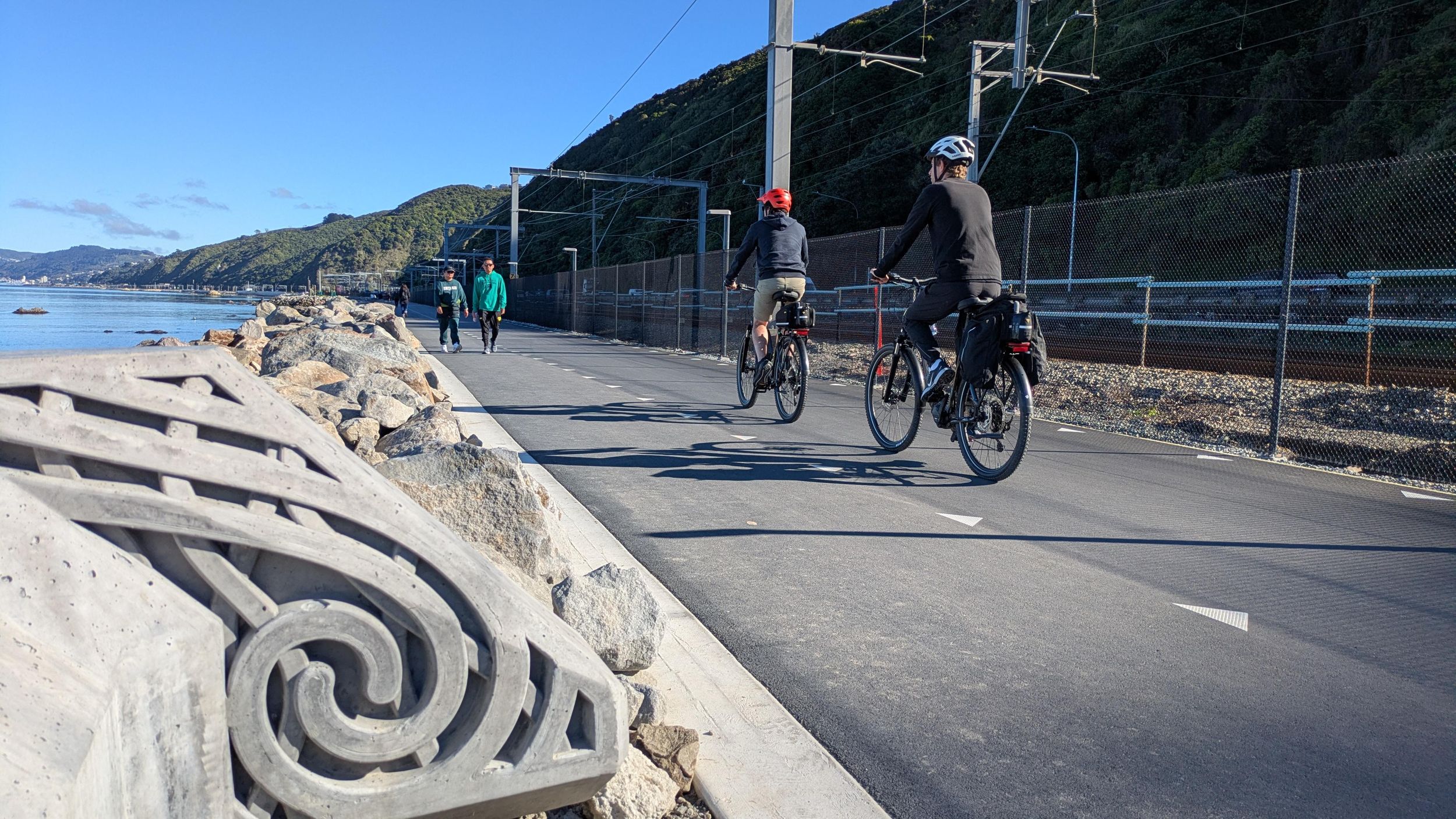 Wellington: E-Bike-Tour rund um den Hafen, dann Rückfahrt mit der Fähre