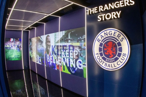 Glasgow: Rangers voetbalclubmuseumHet Rangers-museum.