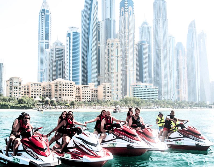 Dubai: Jet ski Dubai Marina (60 Minuites Thrilling Ride) | GetYourGuide