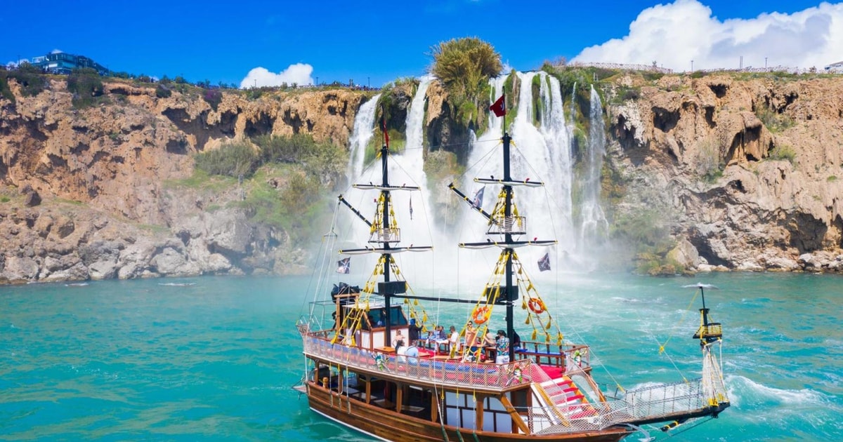 Antalya, Belek: Lara Relax Boat Cruise & Swim Stops & Lunch | GetYourGuide