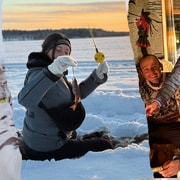 Authentic Reindeer Experience, Ice Fishing & Lunch in the Wild
