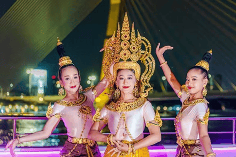 Bangkok: Noah 6 Stars Luxury Chaophraya River Dinner Cruise Departure From Iconsiam at 19:45h