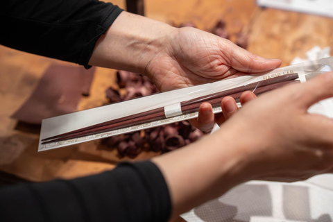 Kyoto: Chopstick Making Workshop at HASHI LAB Near Kyoto Station：Chopstick Making for Families & Couples