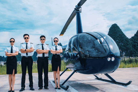 Yangshuo: Yulong River Helicopter Scenic Flight Experience