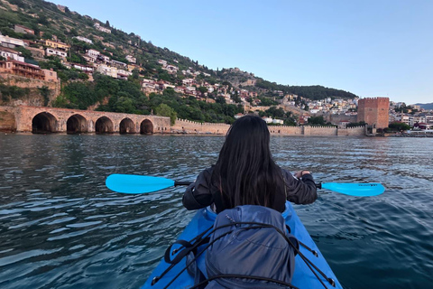 Alanya: Sunrise Kayaking with Views of Castle & Red Tower