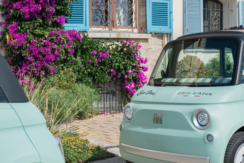 Antibes: Tour in a 100% electric Fiat Topolino 1-hour Discovery Tour in a Fiat Topolino