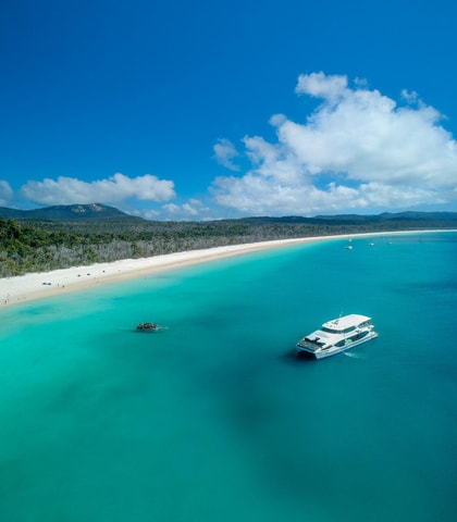 From Daydream: Whitsundays and Whitehaven Half-Day Cruise