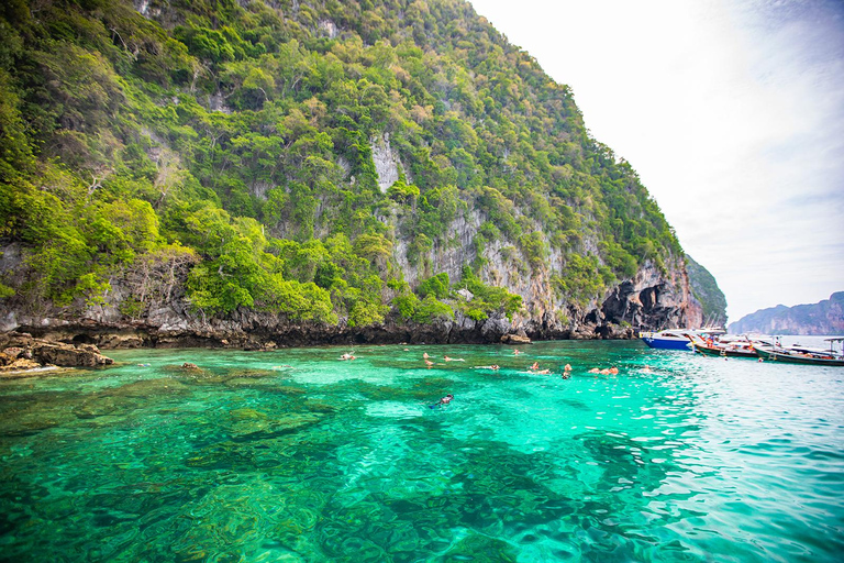 From Phuket: Lazy Snorkel & Explore at Bamboo & Phi Phi