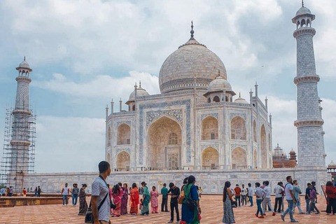 From Delhi: Taj Mahal Sunrise & Agra Fort Tour Skip The Line Delhi: Taj Mahal Sunrise & Agra Fort Tour with Car & Guide
