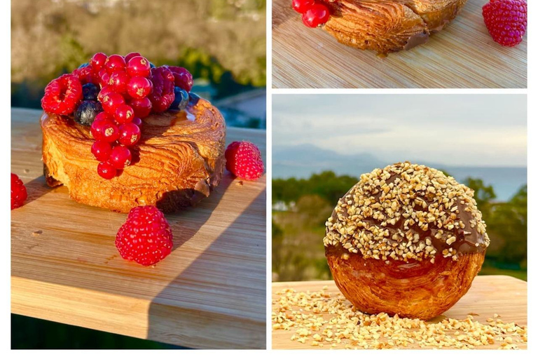 Make rolls on a rooftop in Cannes