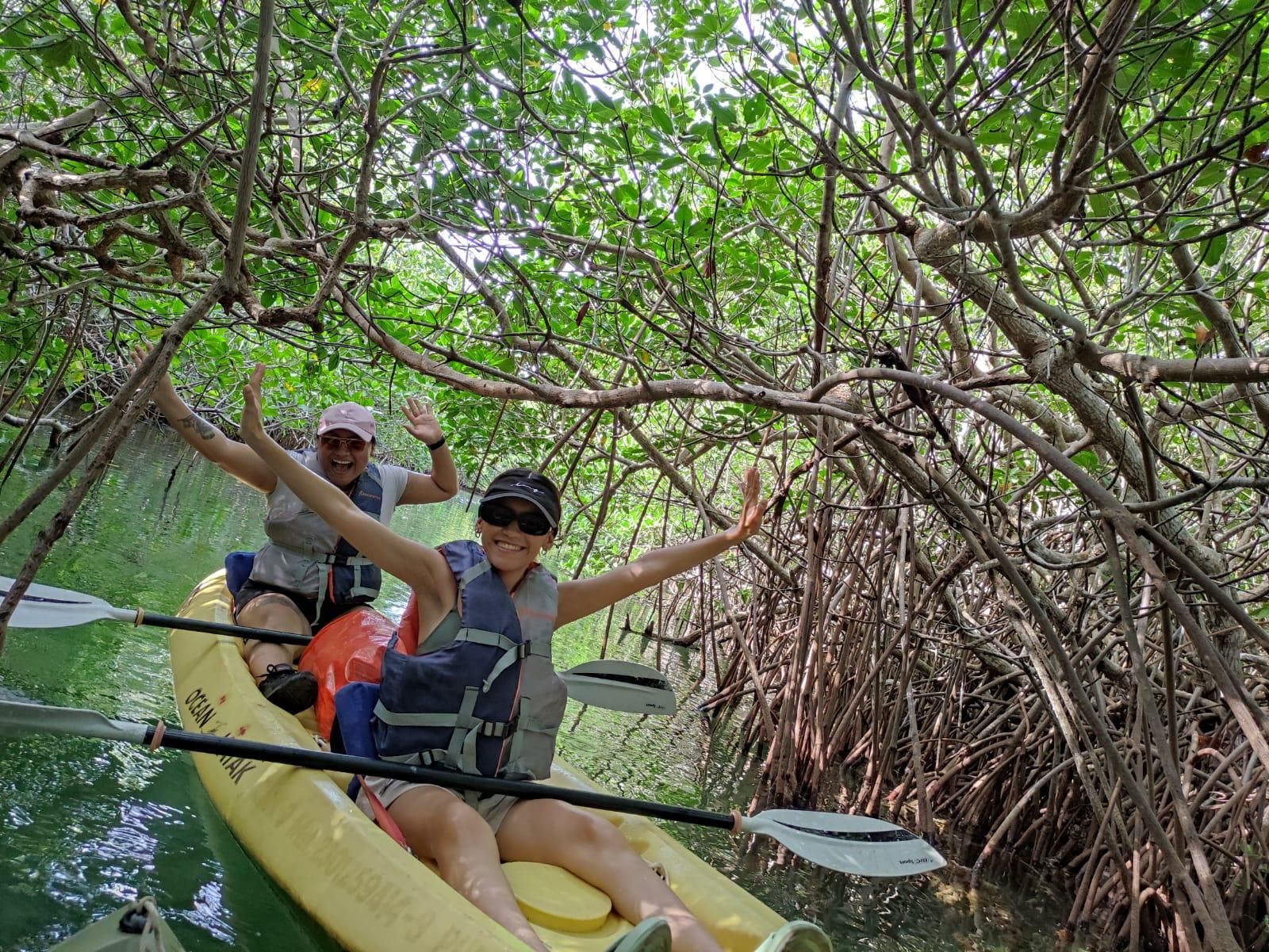 Cancun: Kajak Tour in der Nichupte Lagune