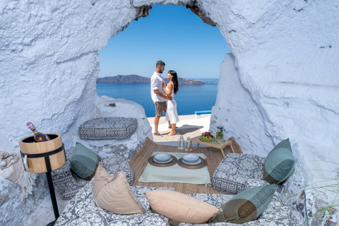 Santorin : randonnée dans la caldeira et dînerSantorin : Randonnée dans la caldeira et dîner