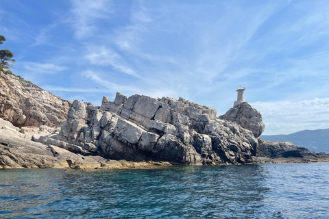 Dubrovnik: Koločep Island Blue Cave Boat Tour