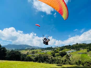 Paragliding at San Félix with GoPro and transport options