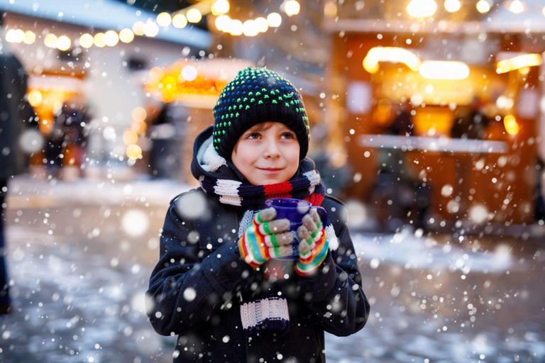 L&#039;atmosphère magique de Noël à Francfort - visite pied