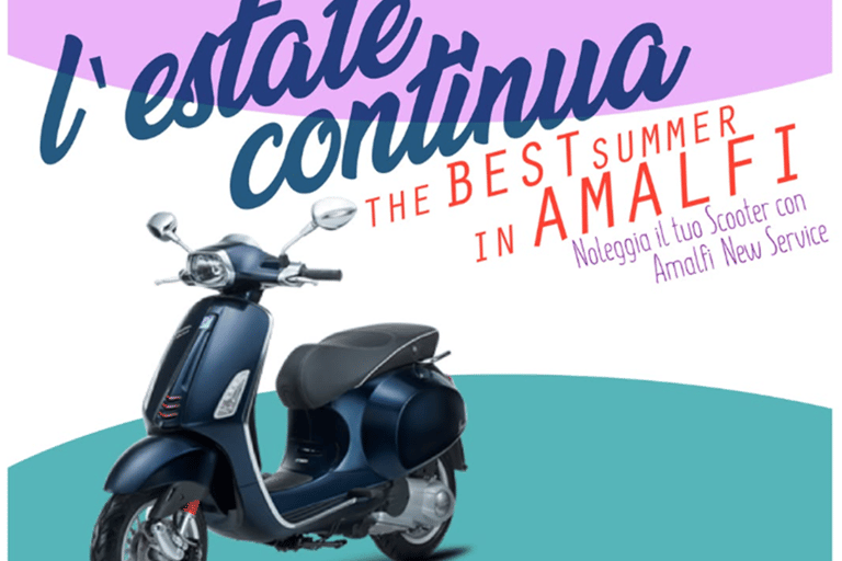 Amalfi Coast: Vespa Rental with Local Itinerary Amalfi Coast by Vespa: A Freedom Tour with a "Local" Itinerary