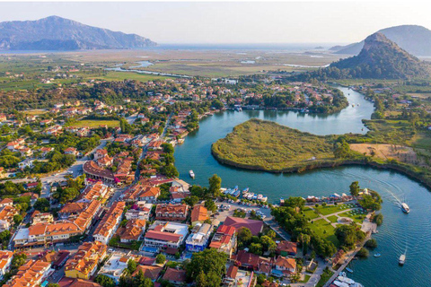 Fethiye: Dalyan Private Sunrise Tour with Mud Baths Fethiye: Dalyan Mud Bath and Turtle Beach Day Trip