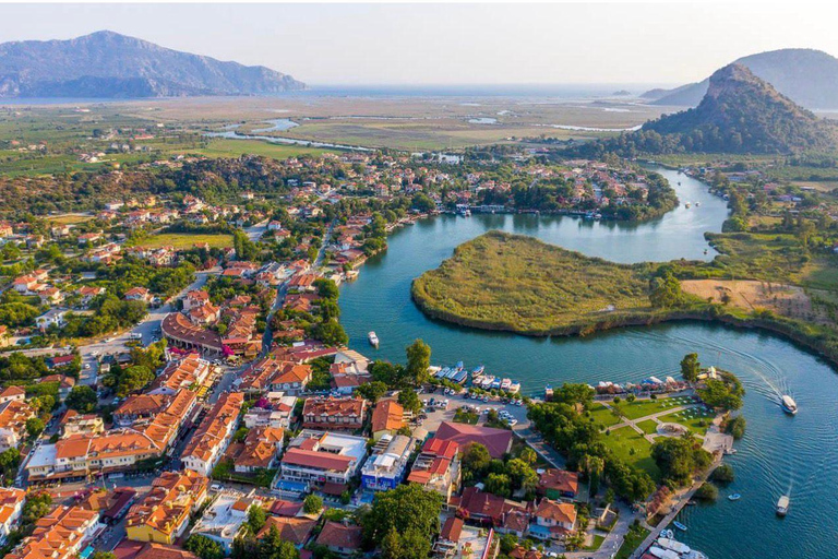 Fethiye: Dalyan Private Sunrise Tour with Mud Baths Fethiye: Dalyan Mud Bath and Turtle Beach Day Trip