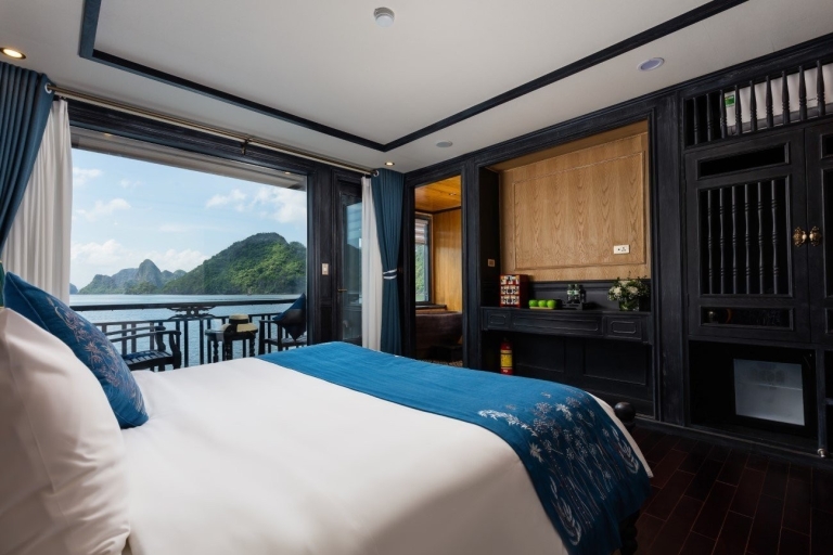 2-dniowy rejs Ha Long - Lan Ha Bay 5-gwiazdkowy rejs z kabiną z balkonem