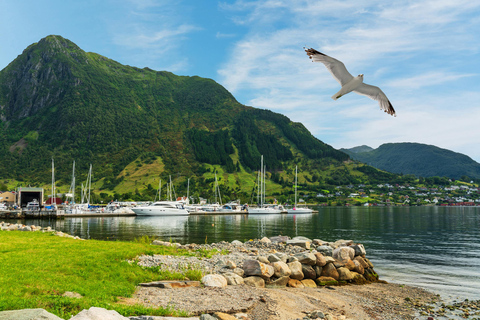 Hélicoptère + déjeuner au Rosendal Fjordhotel