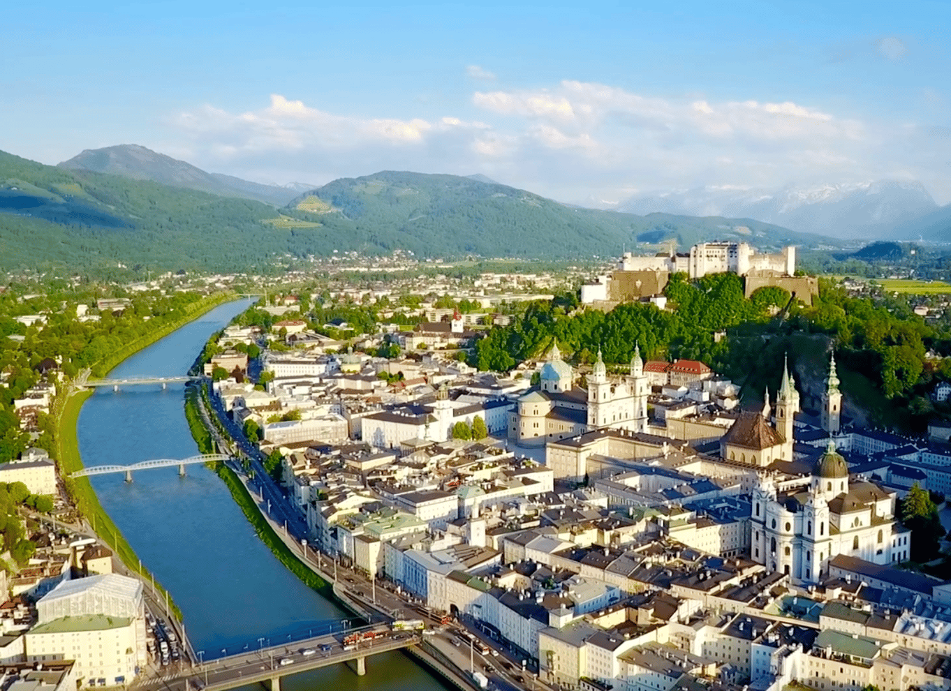 Salzburg: Mountainbike-tur i by og landskab