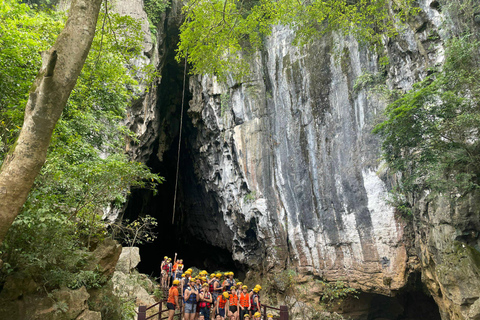 Phong Nha: Zipline Dark Cave & Paradise Cave Exploration Option 4: Full Adventure Experience - Drop-off in Hue