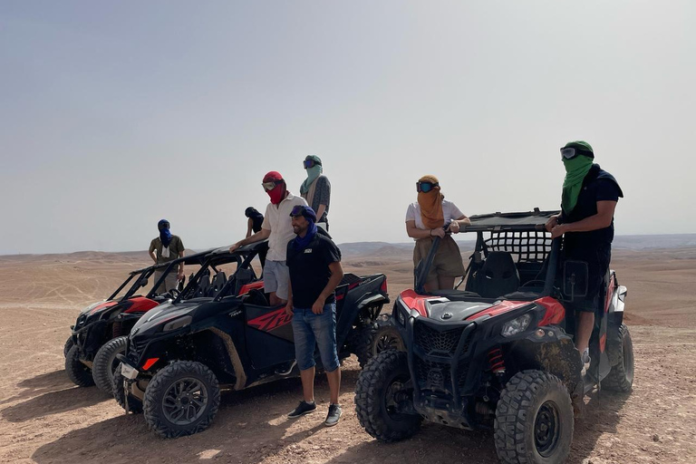 Marrakesz: Agafay Desert Dinner Show, przejażdżka na wielbłądzie, 1-godz. Buggy