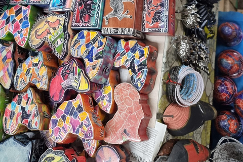 Maasai marknad Souvenir shopping