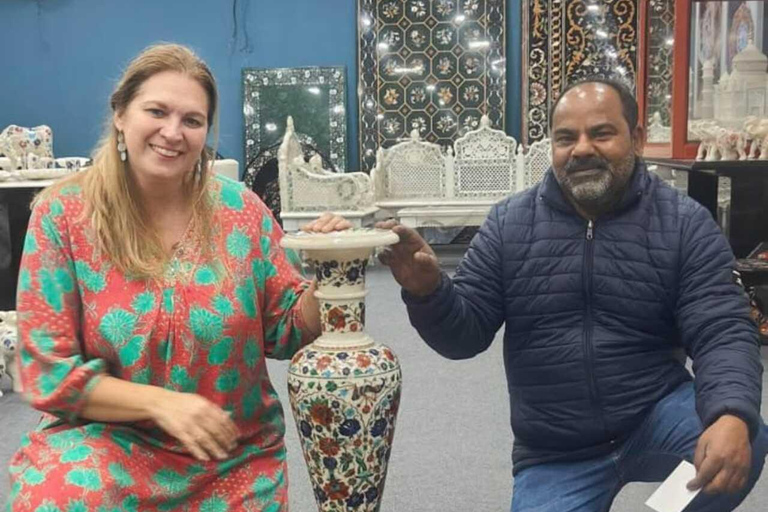 Agra Handicraft & Marble Inlay Shopping Tour Agra Handicraft Shopping Tour w/ Marble Inlay Demonstration