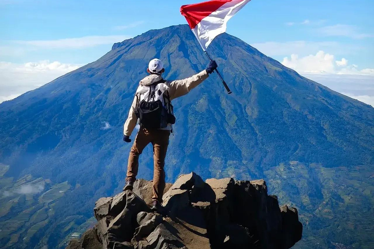 From Yogyakarta: Mount Sindoro Hiking Tour with Guide Mount Sindoro Hiking Camping 2D1N Tour with Guide