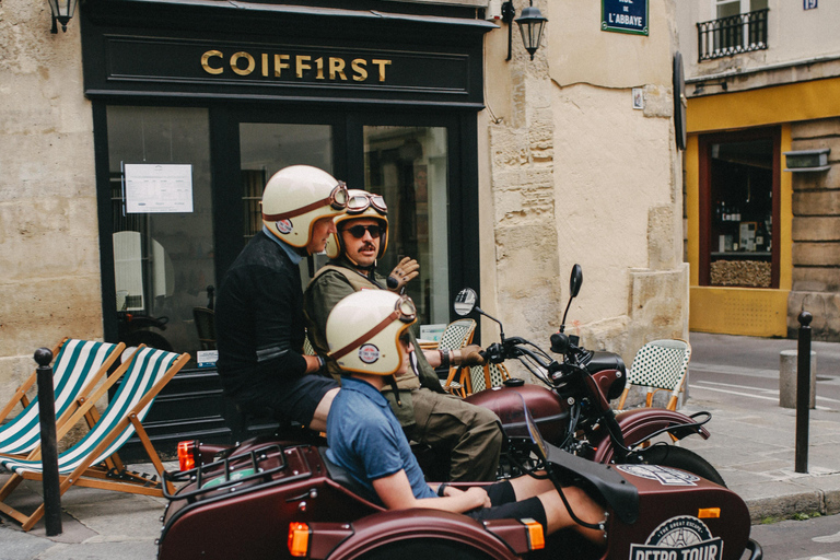 Paris: City Highlights Tour by Vintage Sidecar 1.5-Hour Great Escape Tour