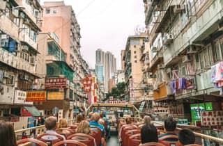 Hongkong: Big Bus Hop-On/Hop-Off-Bustour & Optional Peak Tram