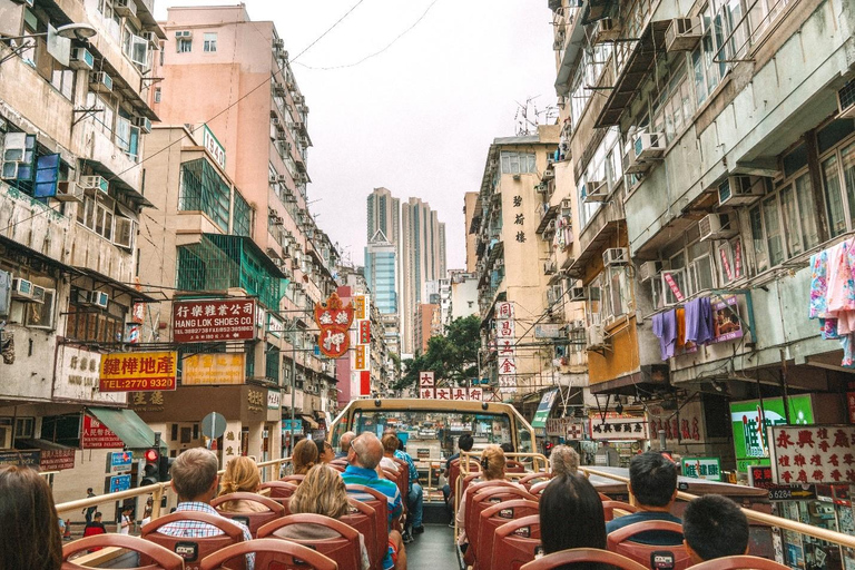 Hong Kong: sky100 Observation Deck &amp; Hop-on, Hop-off-buss