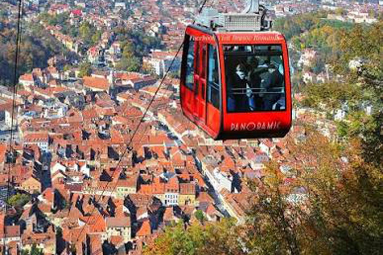 Brasov: Pet-Friendly Guided Walking Tour with Cable Car Ride
