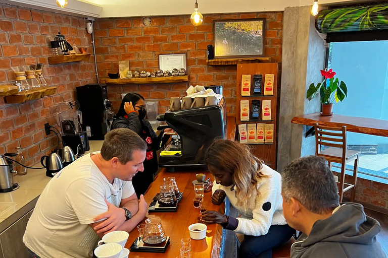 Coffee tasting experience at Terrua Cafe