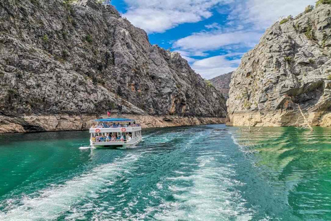 Antalya : Excursion en bateau dans le canyon vert avec déjeuner et boissons non alcooliséesAlanya/Side : Excursion en bateau dans le canyon vert avec déjeuner et boissons non al