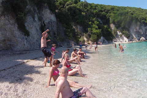 Lefkimmi: Blue Lagoon Cruise with BBQ Lunch and Swim Stops