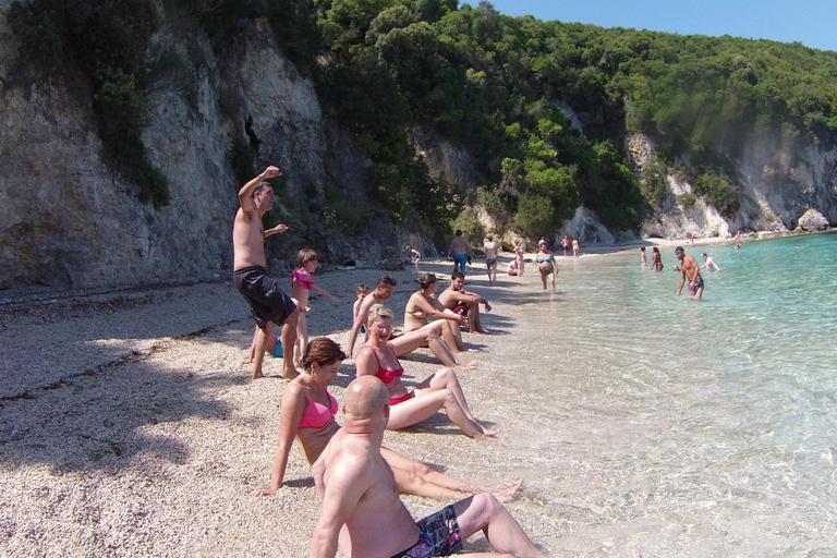 Lefkimmi: Blue Lagoon Cruise with BBQ Lunch and Swim Stops