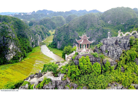 From Hanoi: Hoa Lu - Tam Coc - Mua Caves with transfer