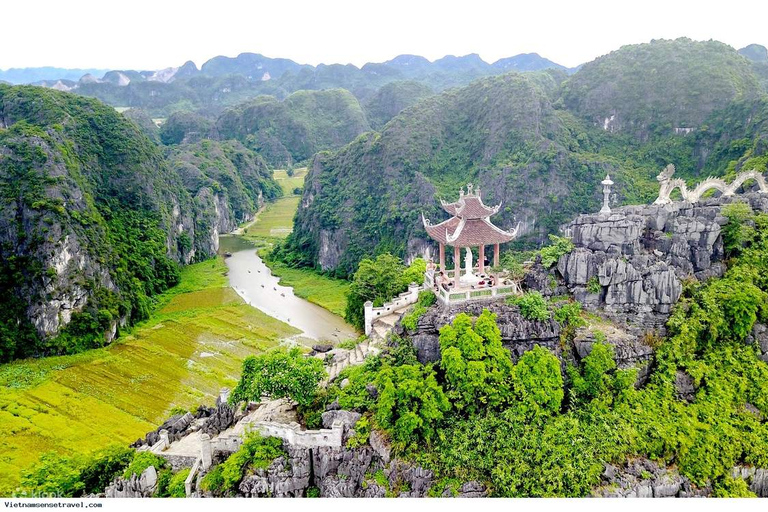 From Hanoi: Hoa Lu - Tam Coc - Mua Caves with transfer