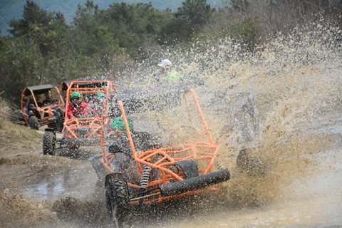 From Alanya: Köprülü Canyon Rafting, Jeep Safari, & Zipline Rafting Adventure (Meeting Point)