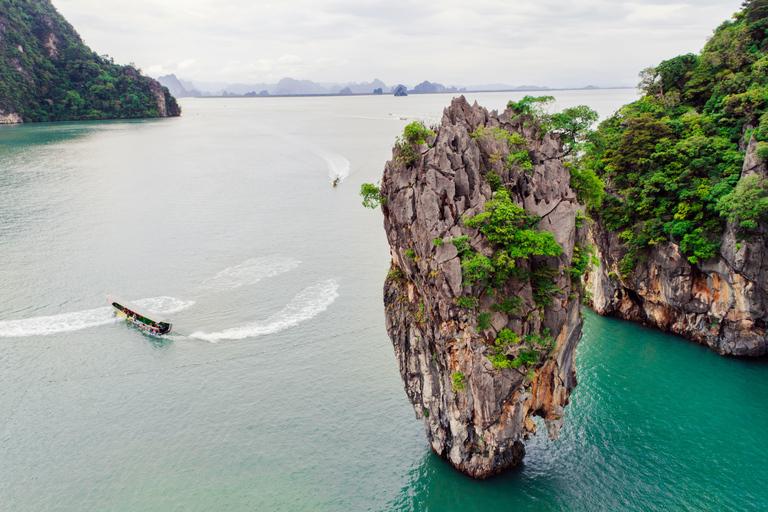 From Phuket: Phang Nga & James Bond Canoeing by Speedboat James Bond: Excluded Hotel Roundtrip Transfer