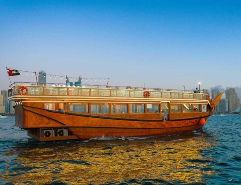 Dubai Marina Dhow Dinner Cruise With Private Transfer GetYourGuide