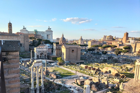 Rome: Wandeltour met gids door het Colosseum en het oude RomeTour in het Engels