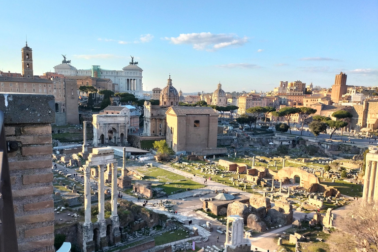 Roma: Coliseo y Antigua Roma Visita guiada a pieVisita en inglés