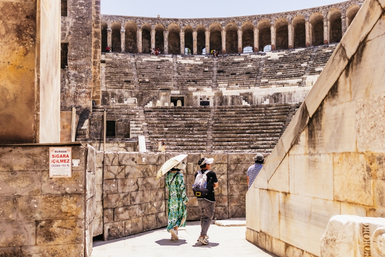 From Antalya: Perge, Side, Aspendos & Waterfalls Guided Tour